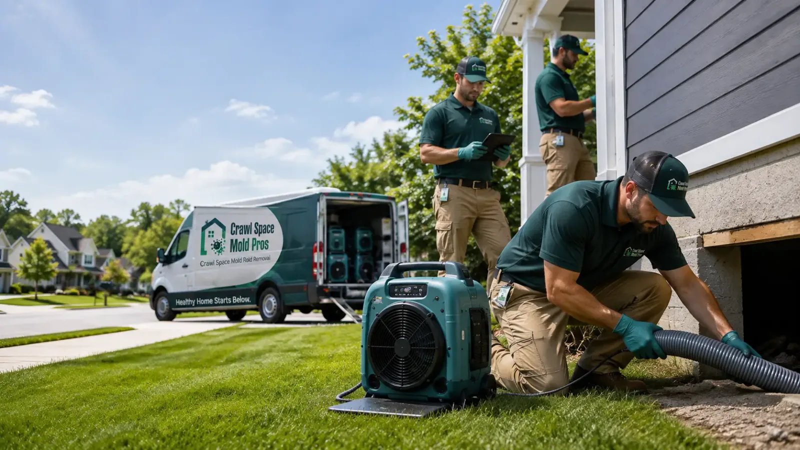 Crawl Space Mold Removal in Toivola, MI